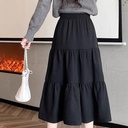 Women's High Waisted Versatile A-line Skirt With Large Hem