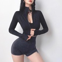 Sports Jacket Stand-up Collar Quick-drying Yoga Wear