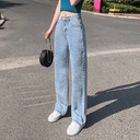 Women's High-Waisted Wide-Leg Jeans – Flowing, Comfortable Design with a Modern Elegant Touch, Perfect for Various Outfits