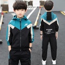 Handsome Suit Spring And Autumn Two-piece Suit For Elementary School Students