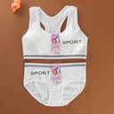 Girls' underwear set – lightweight cotton bra without a steel ring, specially designed for growing children to provide comfort and gentle support 