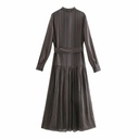Belt printed dress