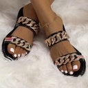 New Large Size Fashion Chain Slippers Africa Amazon Sandals Women's Sandals