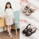 Net Celebrity Fashion Polka Dot Children Princess Shoes