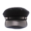 Hat Lady's Vintage British Navy Hat With Metal Buckle