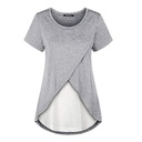 Loose And Comfortable Breastfeeding Maternity Top T-Shirt